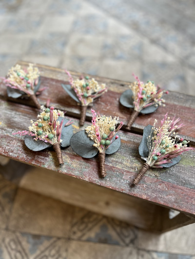 Boutonnière de Marié Soraïa