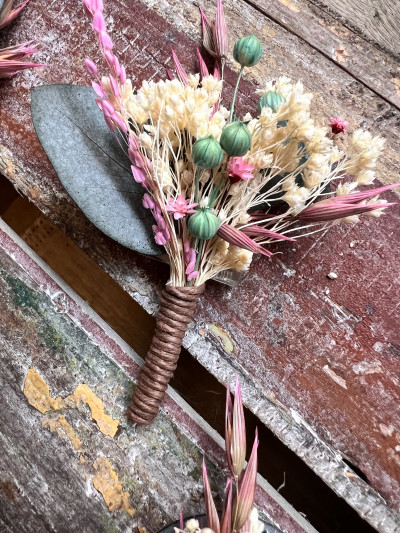 Boutonnière de Marié Soraïa