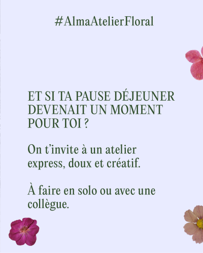 Atelier Bouquet de Fleurs Séchées - Spécial Pause Déj’