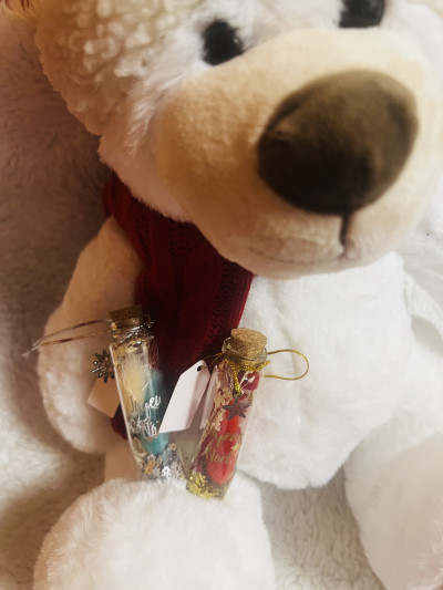 Atelier « Fioles à suspendre en fleurs séchées » spécial enfants