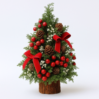 Atelier « Mon petit sapin de Noël en fleurs séchées »