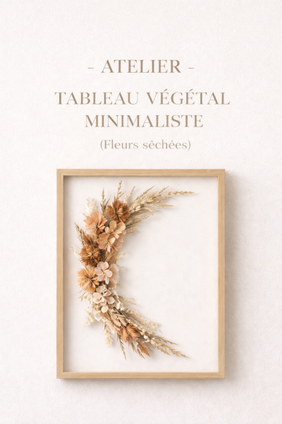 Atelier «Tableau Végétal Minimaliste»
