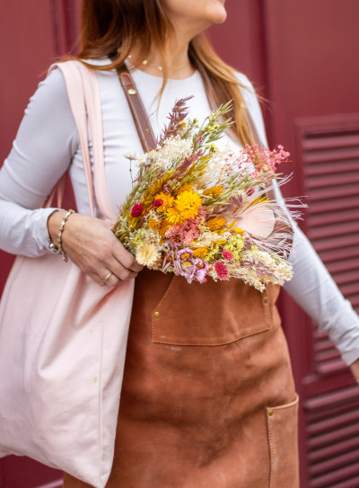 Bouquet Aurore Fleurie- Bouquet de fleurs séchées printanier