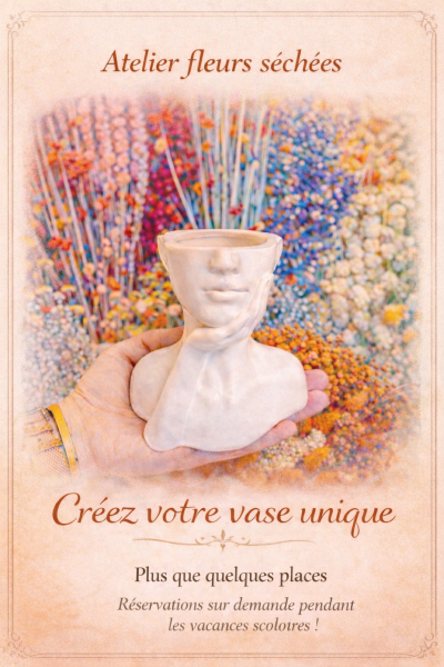 Atelier – Vase visage - Sur Demande - vacances scolaires