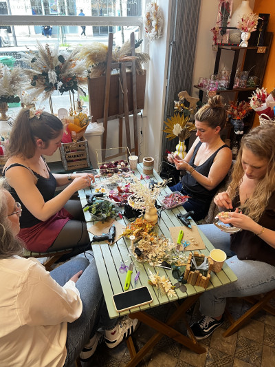 Atelier Accessoires Fleuris en Fleurs Séchées