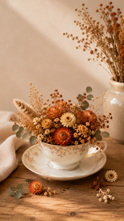 DIY - Ma tasse fleurie