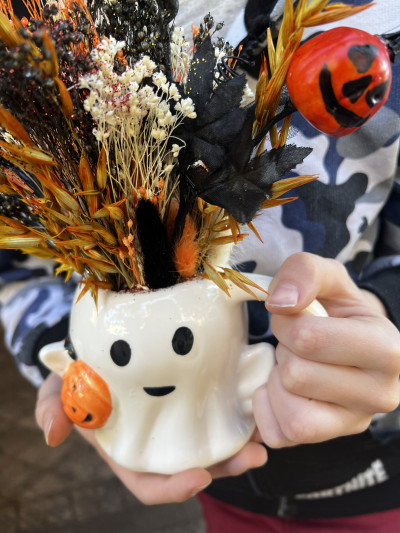 Citrouille ou fantôme Fleurie – Spécial Halloween