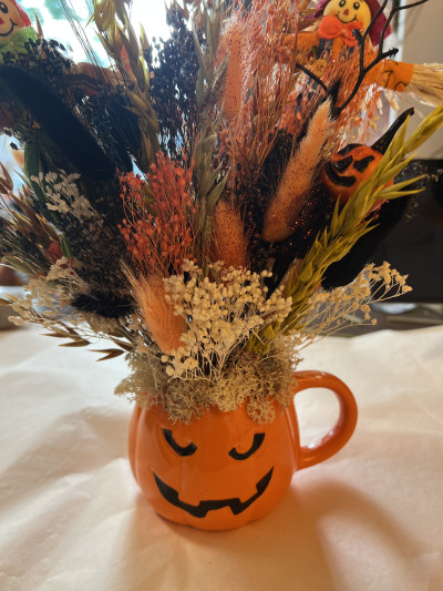 Citrouille ou fantôme Fleurie – Spécial Halloween