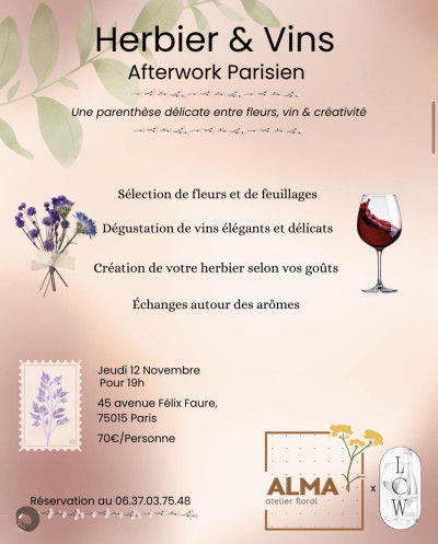 Afterwork Herbier et Vins