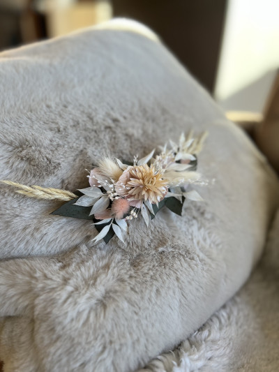 Barrette Rose Poudré