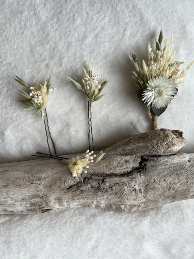 Boutonnière de Marié Breath