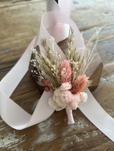 Broche Immortelle Rose