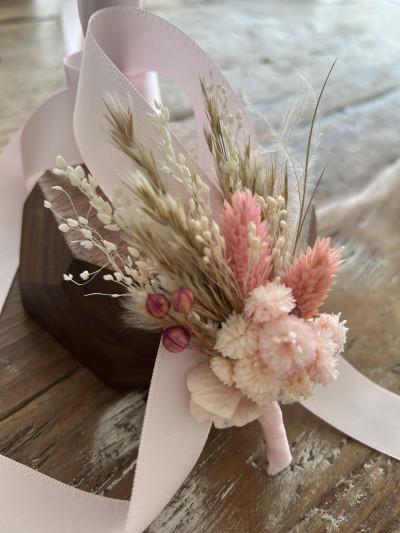 Broche Immortelle Rose