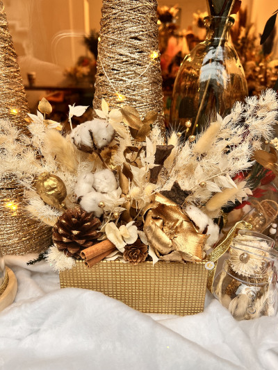 Centre de table Forêt doré