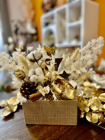 Centre de table Forêt doré