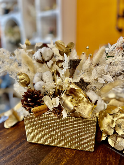 Centre de table Forêt doré