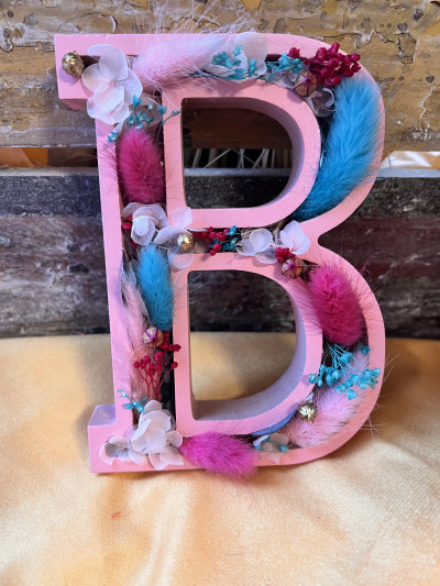 Lettres Fleuries - Personnalisable